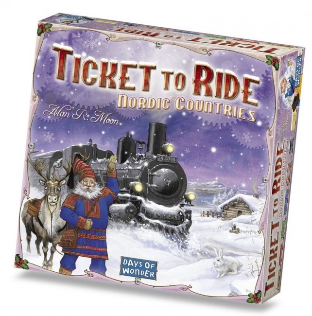  Ticket to Ride Nordic Countries Board Game  